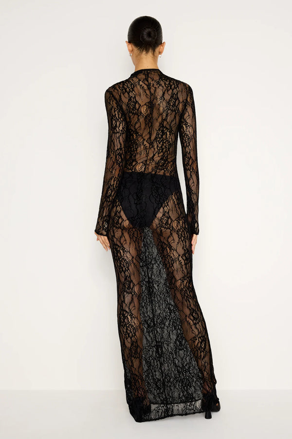 Lace Long Sleeve Gown