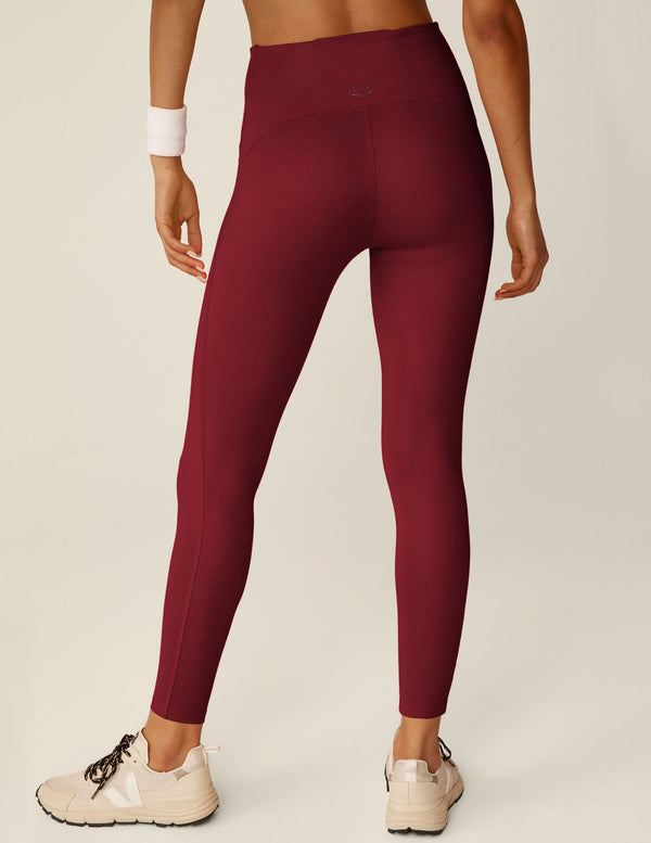 Power Beyond Strive Midi Legging Merlot