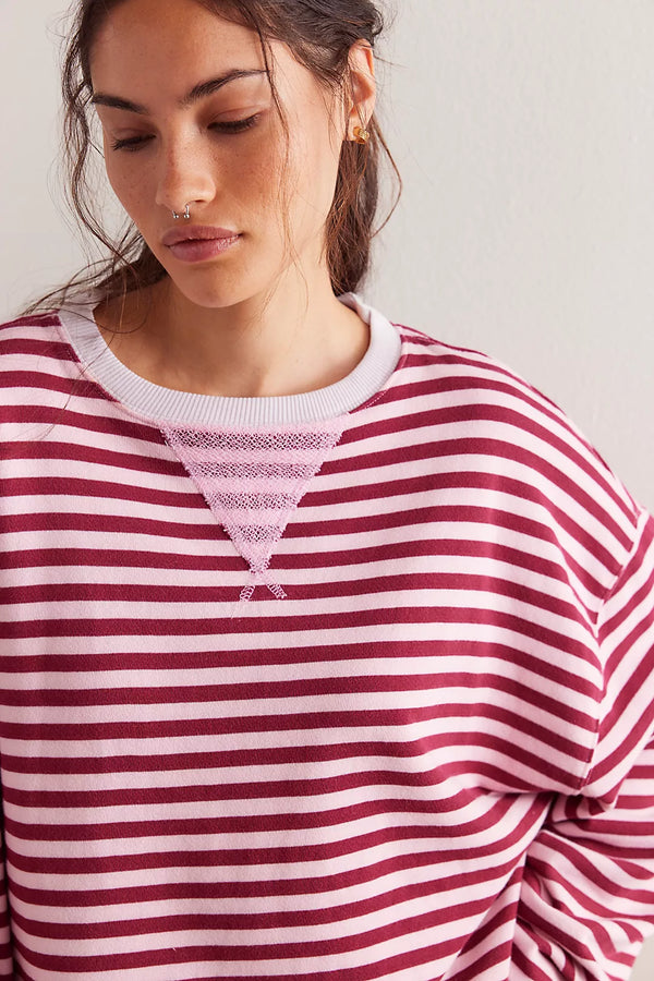 Classic Striped Crew