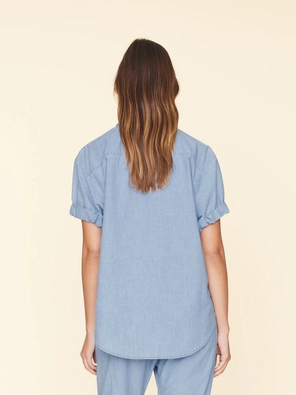 Channing Shirt: Dusty Blue